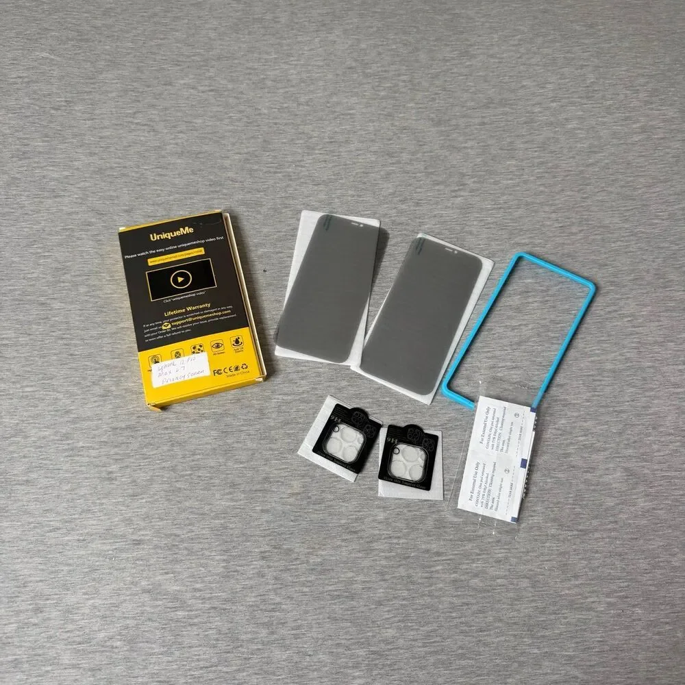 UniqueMe IPhone 12 Pro Privacy Screen Protectors 4 PCS. Set